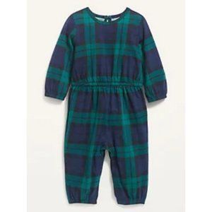 Printed Long-Sleeve Jumpsuit for Baby